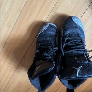 Jordan Kids Black and Gray Sneakers